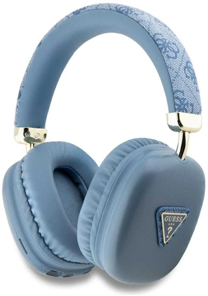 Guess 4G Triangle Logo - Belaidės Over-Ear Ausinės Bluetooth V5.3 mėlynas