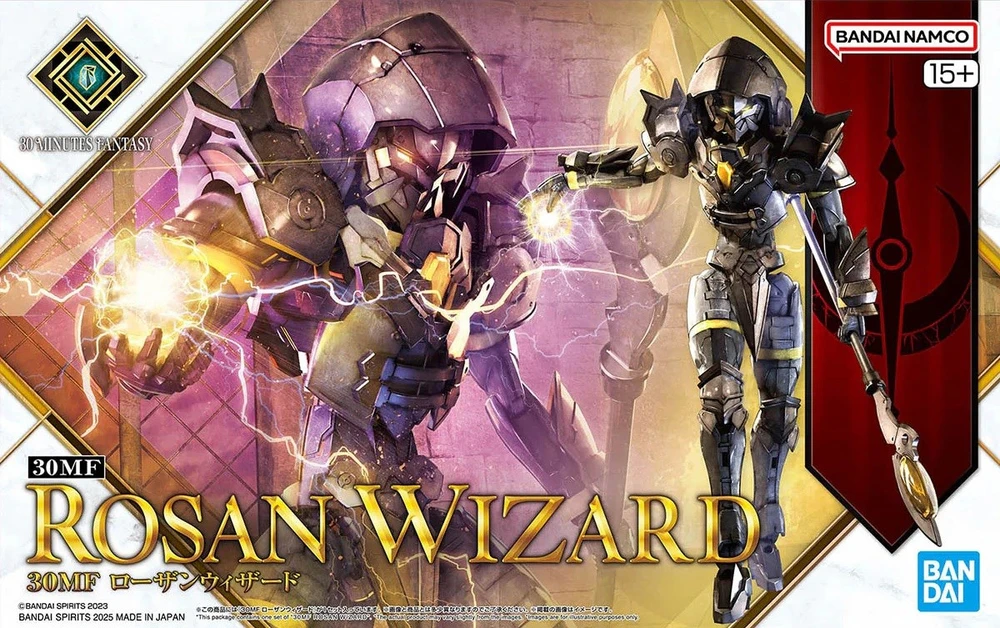 Modelių rinkinys - Bandai 30MF Rosan Wizard Customizable Figure Full Armor