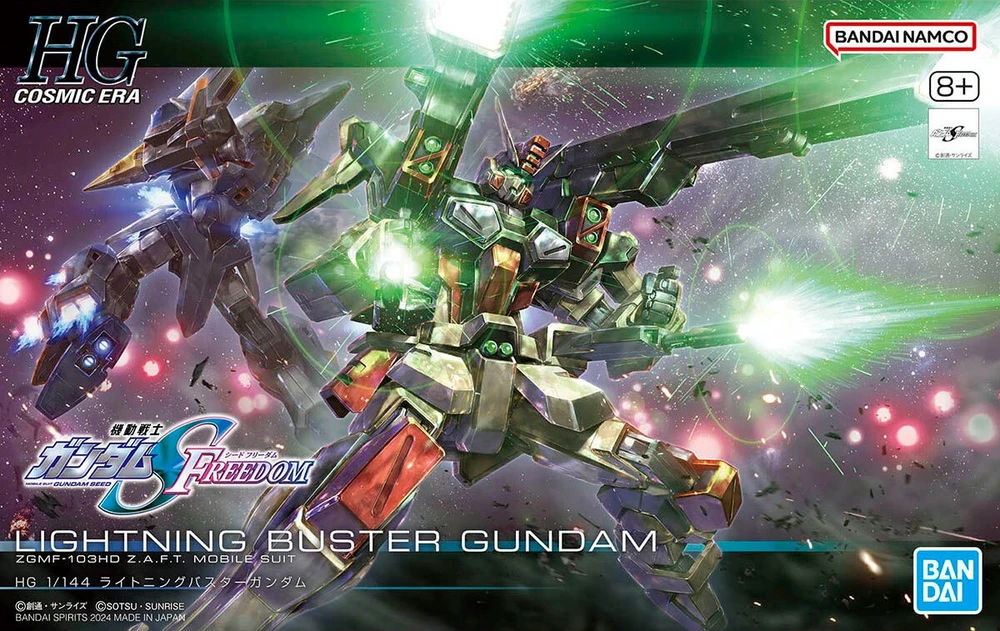 Bandai Gunpla HGCE 1/144 Žaibų naikintojas Gundam