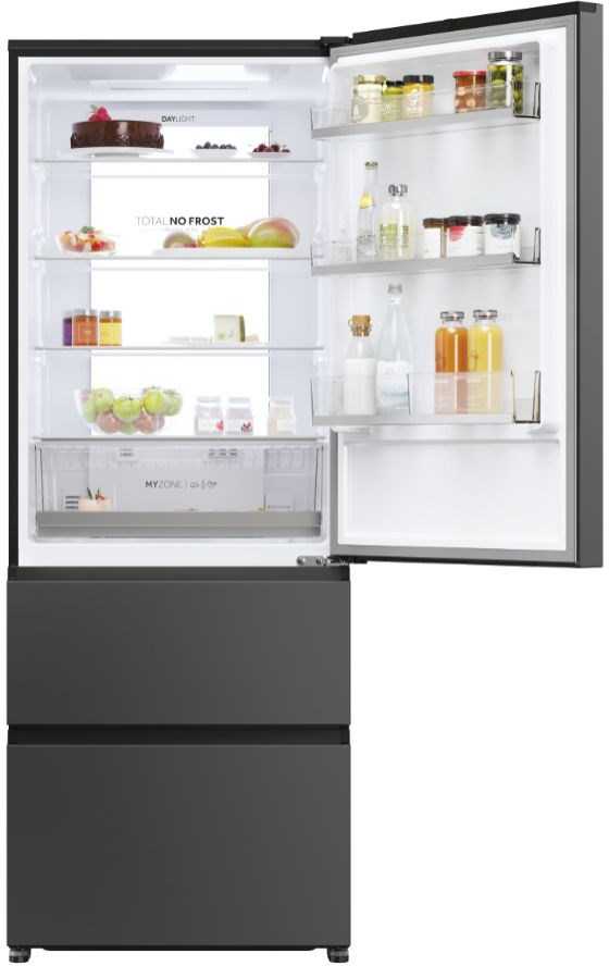 Haier 3D 70 Serie 5 HTR5719ENPT Freestanding 528 L Juodas
