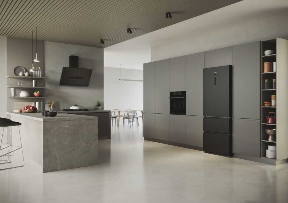 Haier 3D 70 Serie 5 HTR5719ENPT Freestanding 528 L Juodas