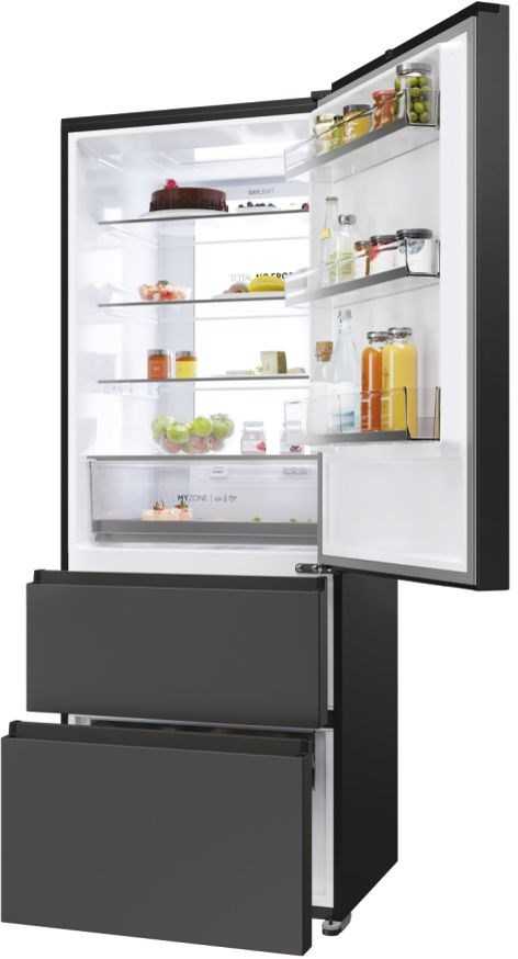 Haier 3D 70 Serie 5 HTR5719ENPT Freestanding 528 L Juodas