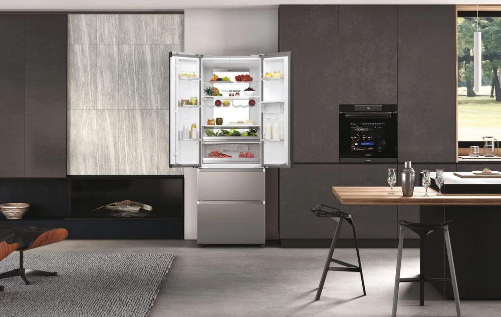 Haier HFW7720EWMP Freestanding 477 L Pilkas
