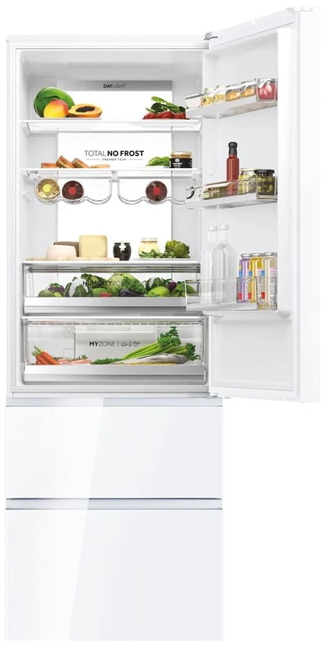 Šaldytuvas Haier HTW7720DNGW, Baltos spalvos
