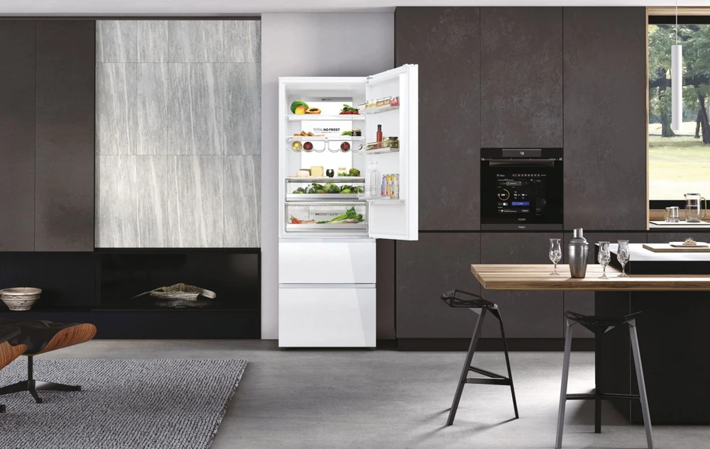 Šaldytuvas Haier HTW7720DNGW, Baltos spalvos