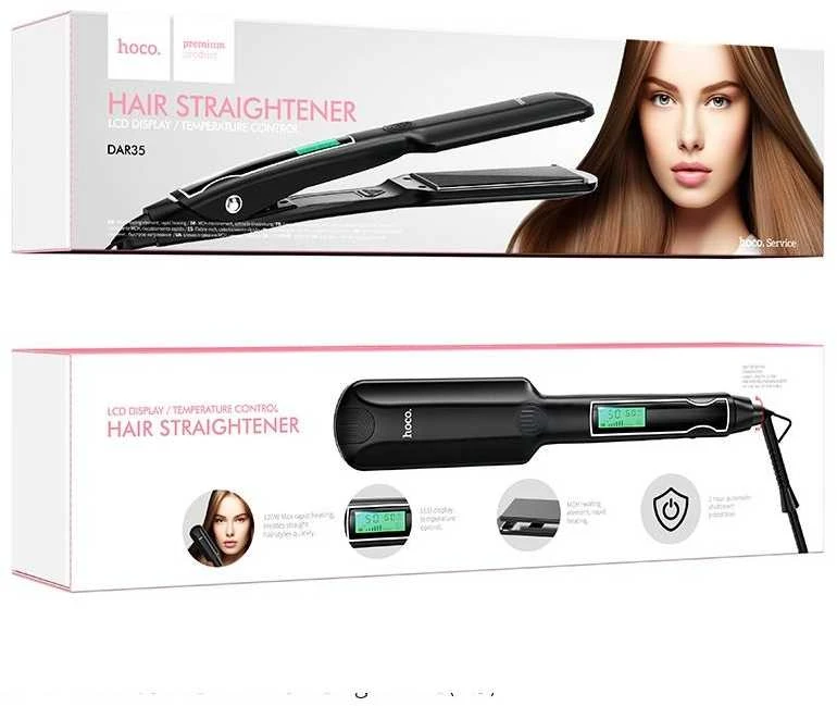 Hair straightener Hoco DAR35 juodas