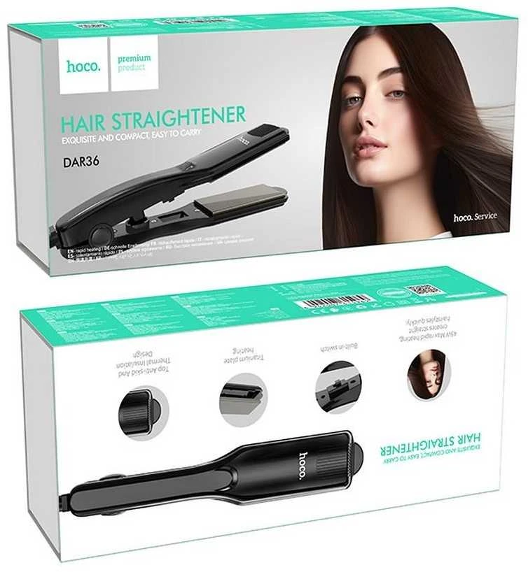 Hair straightener Hoco DAR36 juodas