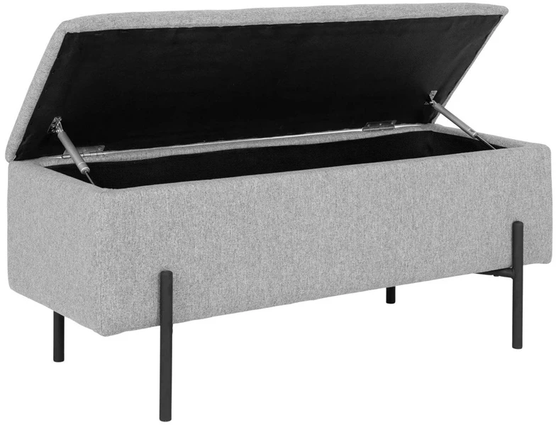 Nežinomas Hallway bench Watford. light pilka. 36.5x95x46cm