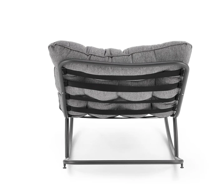 Halmar Rocking-chair Gatto. pilkas col.. 115x80 см