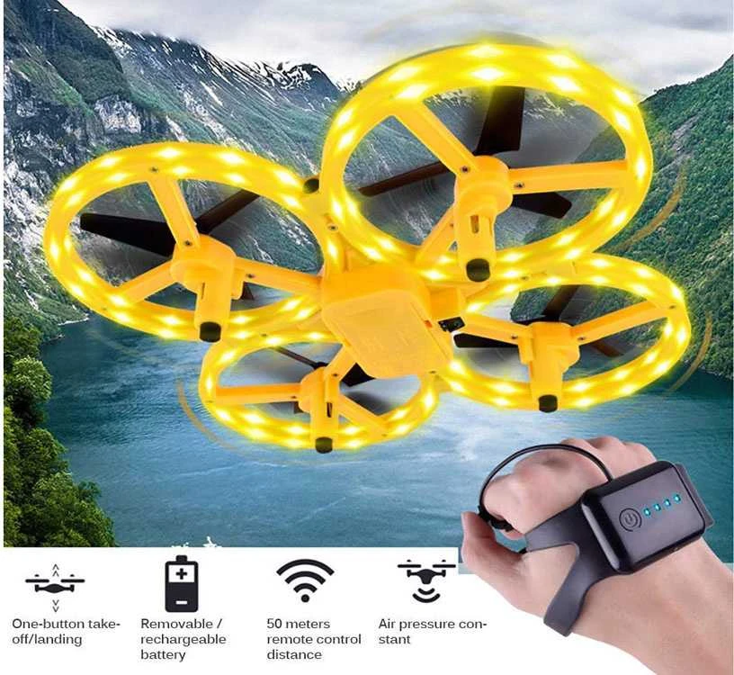 Jokomisiada Rankomis valdomas dronas + keturkojis nuotolinio valdymo pultas