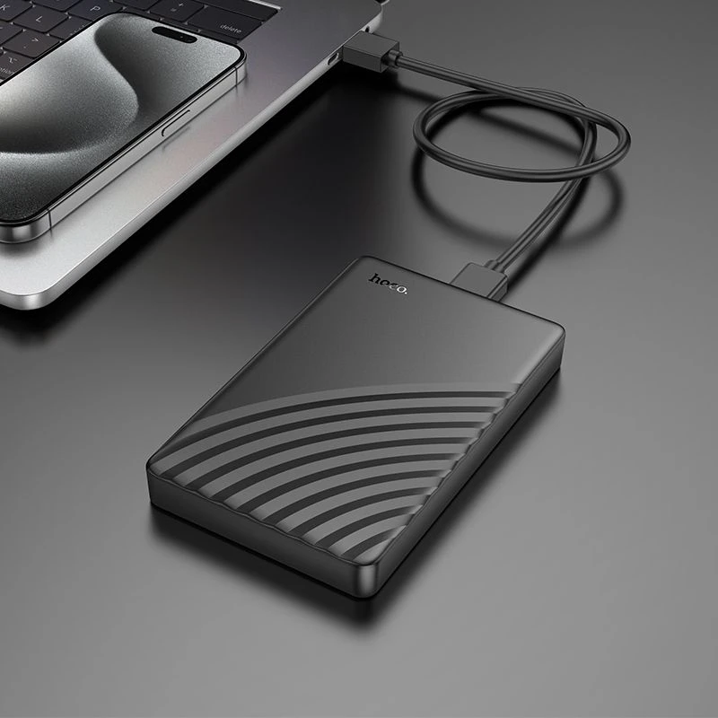 Kietojo disko korpusas Hoco HB46 USB3.0 2.5'' SATA Hard Drive Enclosure juodas