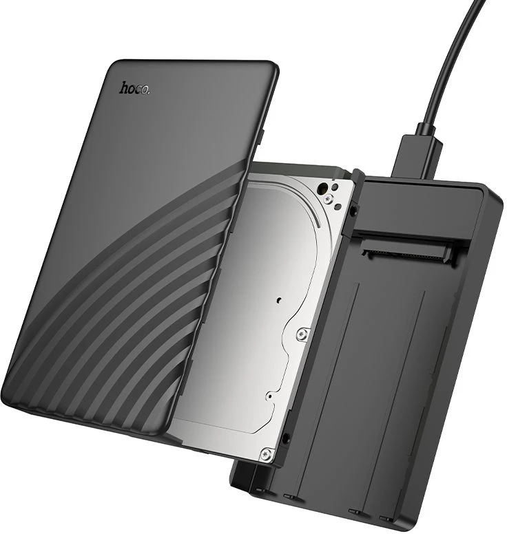 Kietojo disko korpusas Hoco HB46 USB3.0 2.5'' SATA Hard Drive Enclosure juodas