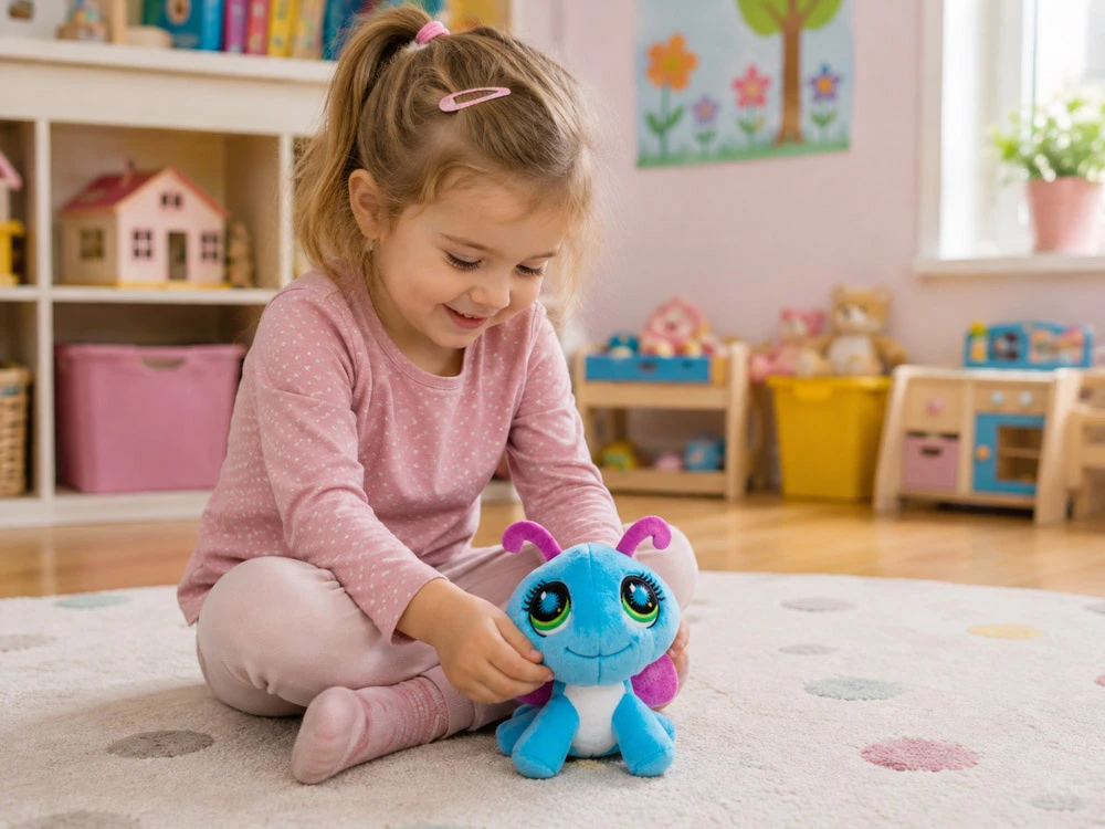 Hasbro Littlest Pet Shop mėlynas BUTTERFLY mascot 16cm ZA6725