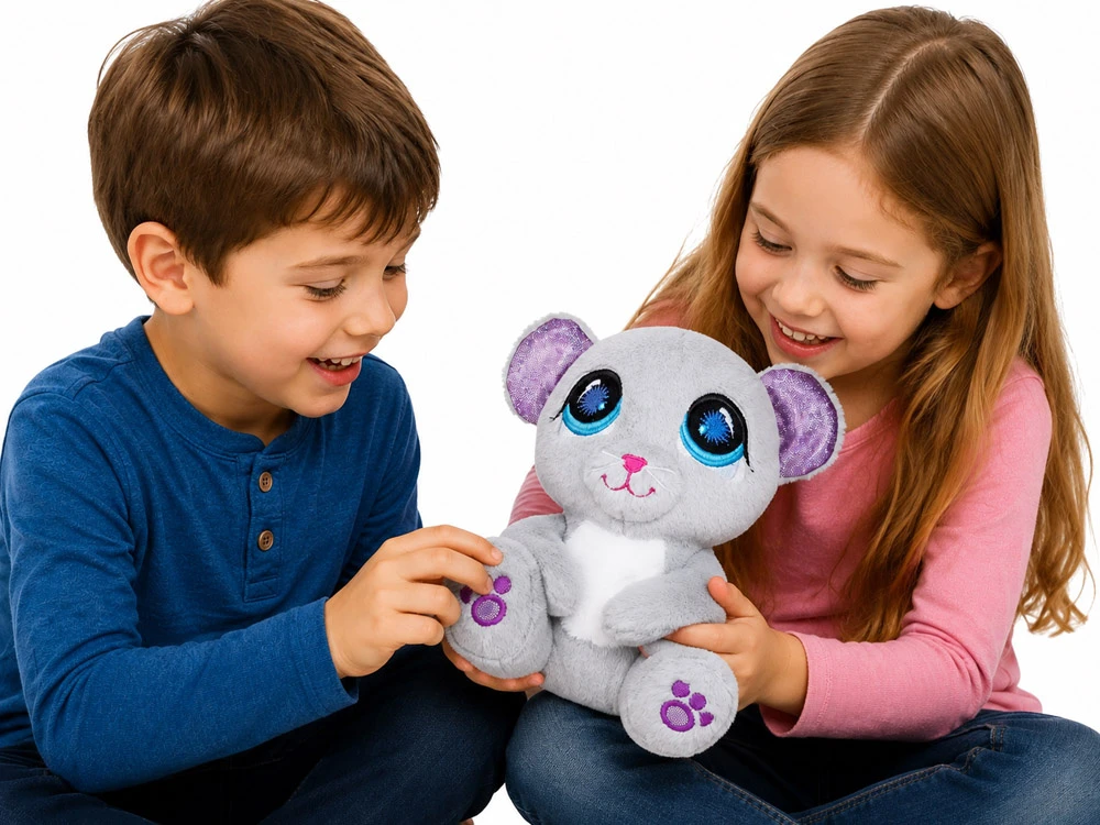 Hasbro Littlest Pet Shop pilka mascot MOUSE 16cm ZA6725