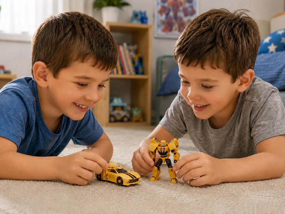 Hasbro Transformers Bumblebee 2-in-1 figure transforms into a sports car ZA6728