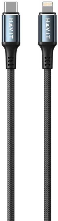 Havit CB6311 - USB C tipo į Lightning kabelis, 1 m (juodas)