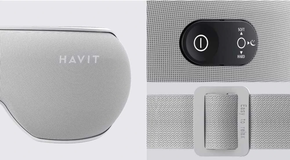 Havit EM1601 eye massager (pilkas)