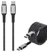 Havit CB6297 - Magnetinis kabelis USB tipas C iki USB tipo C, 1m (juodas)