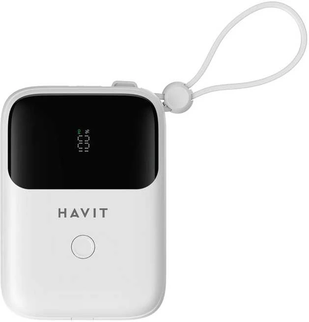Havit PB5215 - 10000mAh išorinė baterija, balta