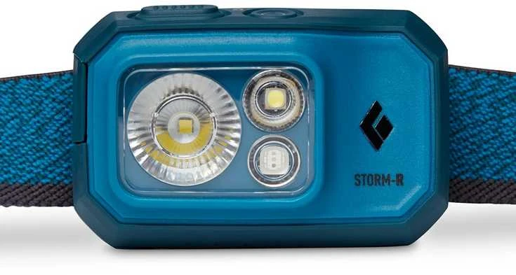 Black Diamond Juodas Diamond STORM 500-R priekinis žibintas, mėlynas