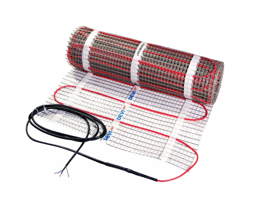 Elektrinio šildymo kilimėlis Devi, DEVIcomfort DTIR-150, 0.5x8 m (4 m2) 600W