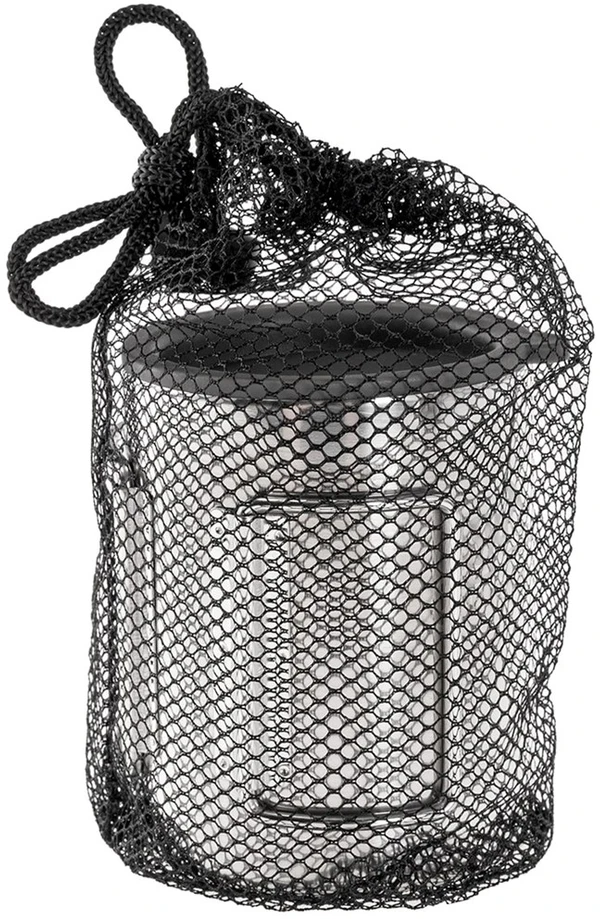 Helikon Thermal mug with lid 250 ml Sidabrinis, Juodas