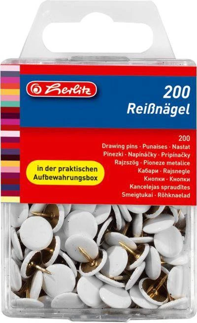 Smeigtukai Herlitz 8770158, 200 vnt
