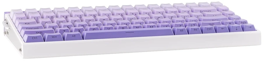 HERO84 HE Baltas+Violetinė+Gradient+LIGHT JadeKing RGB AULA gasket klaviatūra