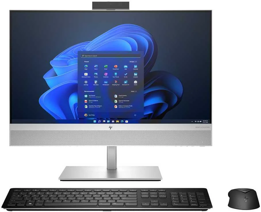 Stacionarus kompiuteris Hewlett Packard (HP) HP 840 AiO G9 i7-14700 23.8" FHD 250nits AG 16GB DDR5 4800 SSD 512 Intel UHD kamera 5Mpx W11Pro 3Y OnSite