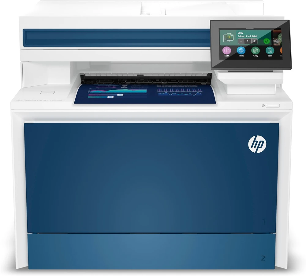 Hewlett Packard (HP) HP Color LaserJet Pro MFP 4302fdn All-in-One Spausdintuvas - A4 spalvotas lazerinis, Spausdinti/Kopijuoti/Dual-Side Scan, Auto-Duplex, Automatinis dokumentų tiektuvas, LAN, Faksas, 33ppm, 750-4000 puslapių mėnuo (pakeičia M479fdn)