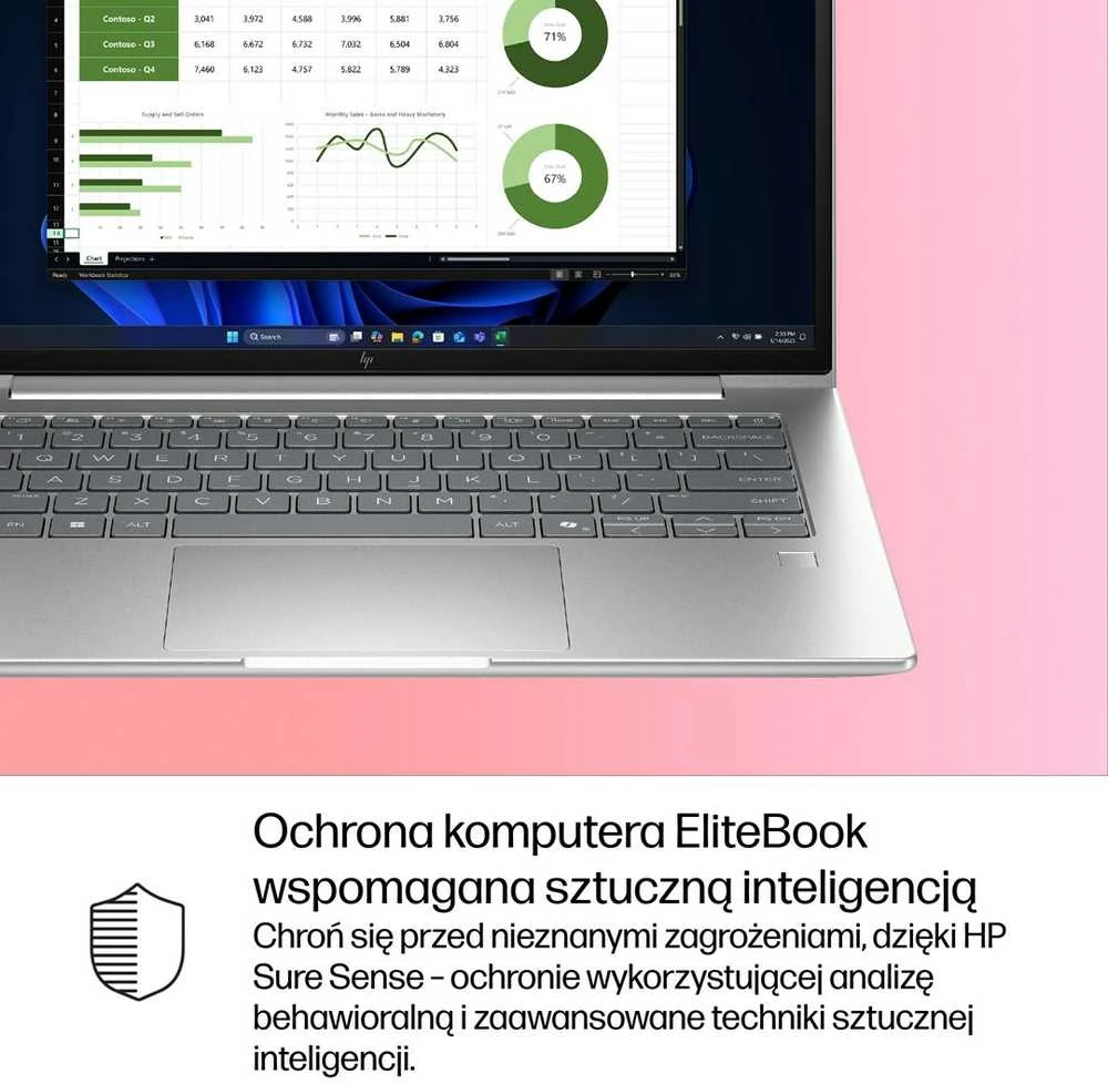 Nešiojamas kompiuteris HP EliteBook 6 G1i 14 - Ultra 5 225U | 14 colių | 24 GB | 512 GB | W11P