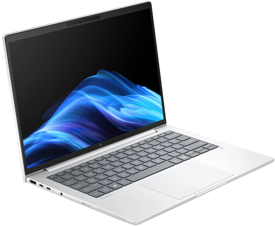 Hewlett Packard (HP) HP EliteBook 8 G1i AI Intel Core Ultra 7 255U Nešiojamas kompiuteris 35.6 cm (14") WUXGA 32 GB DDR5-SDRAM 512 GB SSD Wi-Fi 6E (802.11ax) Windows 11 Pro AI PC Sidabrinis