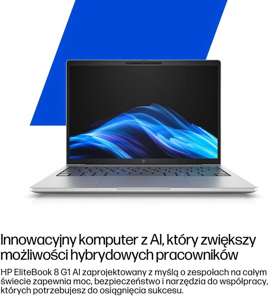 Nešiojamas kompiuteris „Hewlett Packard“ (HP) nešiojamasis „HP EliteBook 8 G1i“, 14 colių įstrižainės, dirbtinio intelekto kompiuteris, „Intel Core Ultra 7 255U“, 35,6 cm (14 colių), WUXGA, 32 GB DDR5-SDRAM, 1 TB SSD, „Wi-Fi 6E“ (802.11ax), „Windows 11 Pro“.