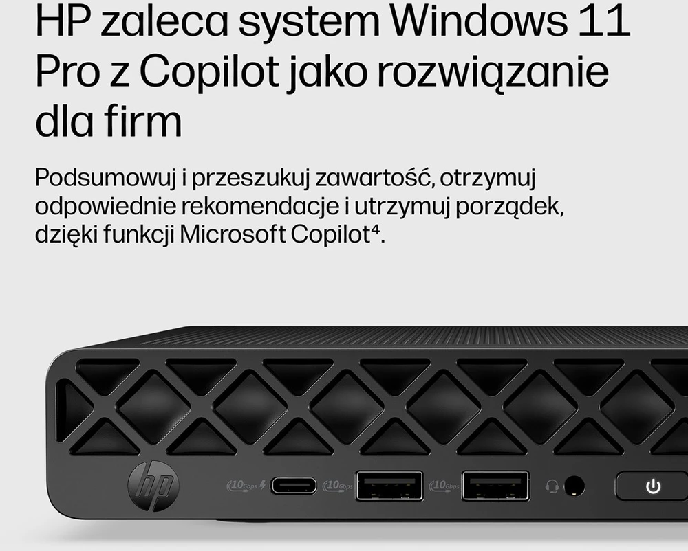 Hewlett Packard (HP) HP EliteDesk 8 Mini G2i AI Ultra 7 356H 16GB DDR5 5600 SSD512 Intel Graphics W11Pro 3Y OnSite