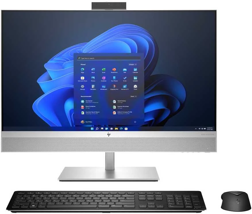 Stacionarus kompiuteris Hewlett Packard (HP) HP EliteOne 870 G9 AiO i5-14500 27.0" QHD lietimui jautrus ekranas IPS 250n AG 16GB SSD 512 UHD 770 5M 5.0 Mpix W11Pro 3Y OnSite