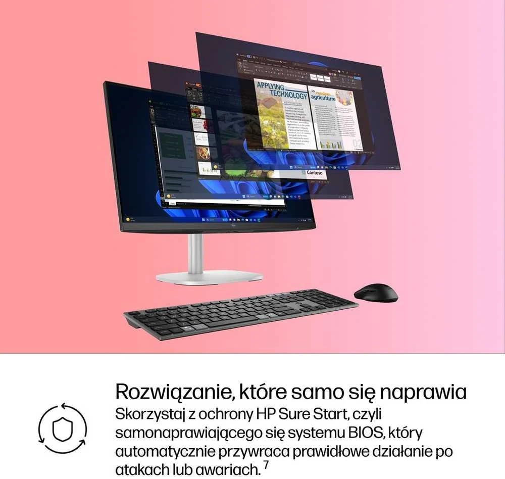 Stacionarus kompiuteris Hewlett Packard (HP) HP EliteStudio 8 G1i AI PC Intel Core Ultra 5 235 60.5 cm (23.8") 1920 x 1080 px Jutiklinis ekranas All-in-One PC 16 GB DDR5-SDRAM 512 GB SSD Windows 11 Pro Wi-Fi 7 (802.11be) Sidabrinis