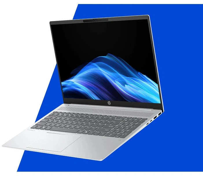 Hewlett Packard (HP) HP OmniBook 5 AI 16-af1220nw Intel Core Ultra 5 225U Nešiojamas kompiuteris 40.6 cm (16") 2K 16 GB LPDDR5x-SDRAM 512 GB SSD Wi-Fi 6E (802.11ax) Windows 11 Home AI PC Sidabrinis