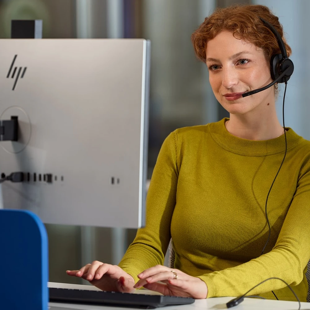 HP POLY MISSION 415 MONAURAL - USB WIRED Ausinės CLASSIC