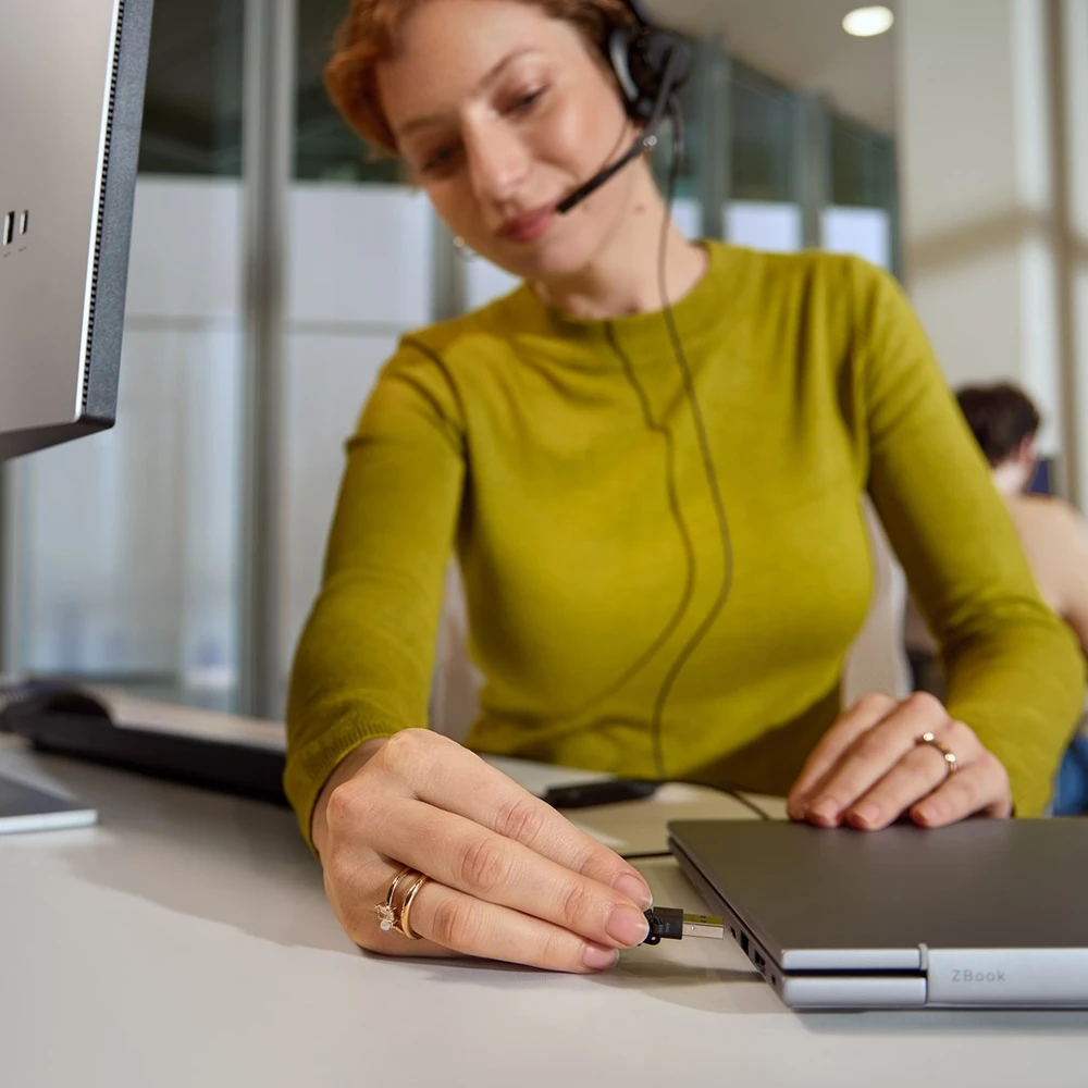 HP POLY MISSION 415 MONAURAL - USB WIRED Ausinės CLASSIC