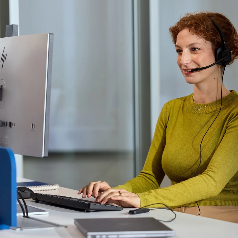 HP POLY MISSION 415 MONAURAL - USB WIRED Ausinės
