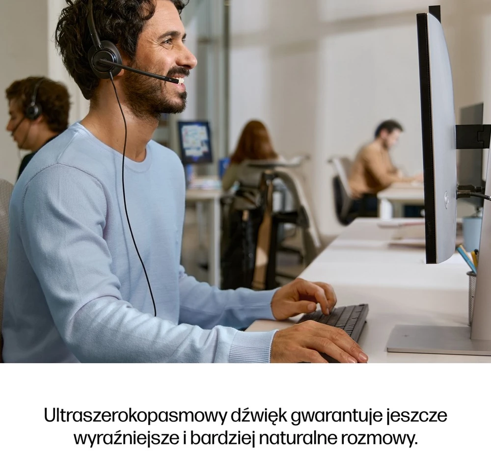 HP POLY MISSION 425 STEREO USB - LAIDINĖS Ausinės CLASSIC