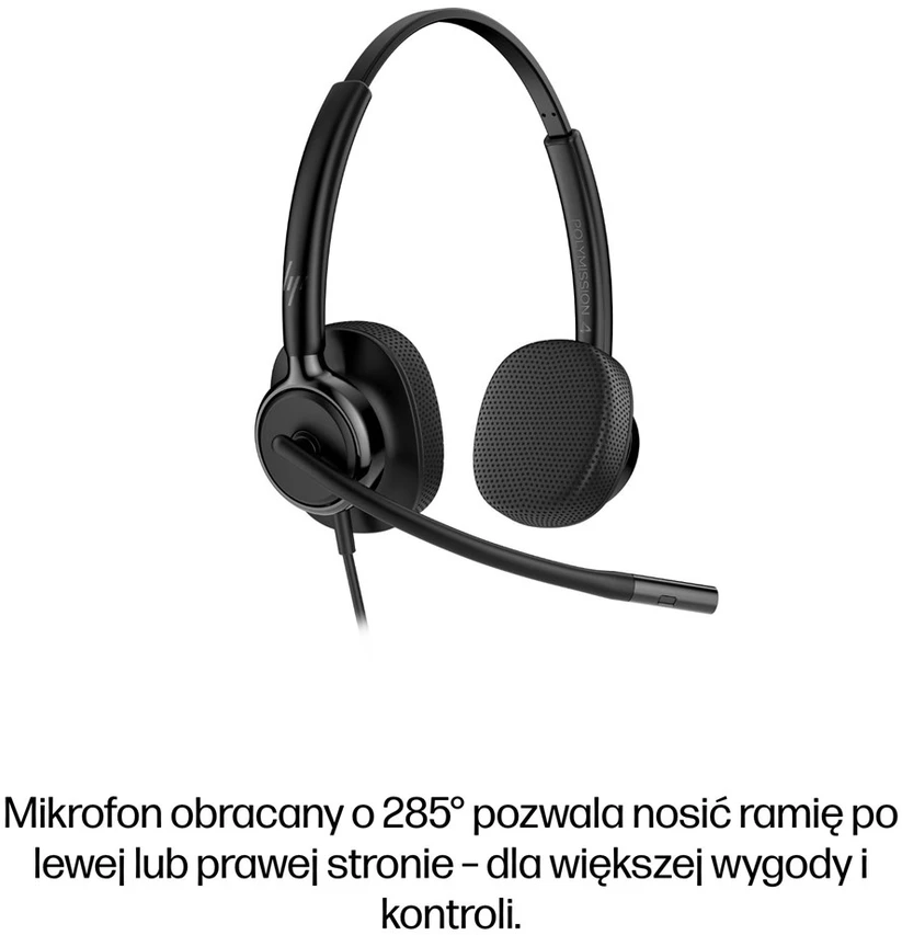 Hewlett Packard (HP) HP Poly Mission 425 Stereo USB Ausinės su laidu