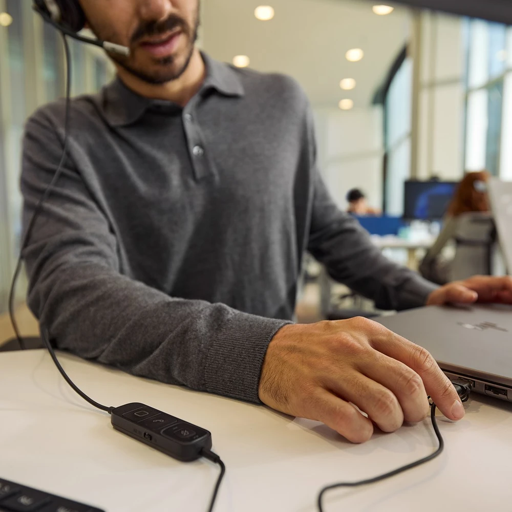 HP POLY MISSION 615 MONAURAL - USB WIRED Ausinės