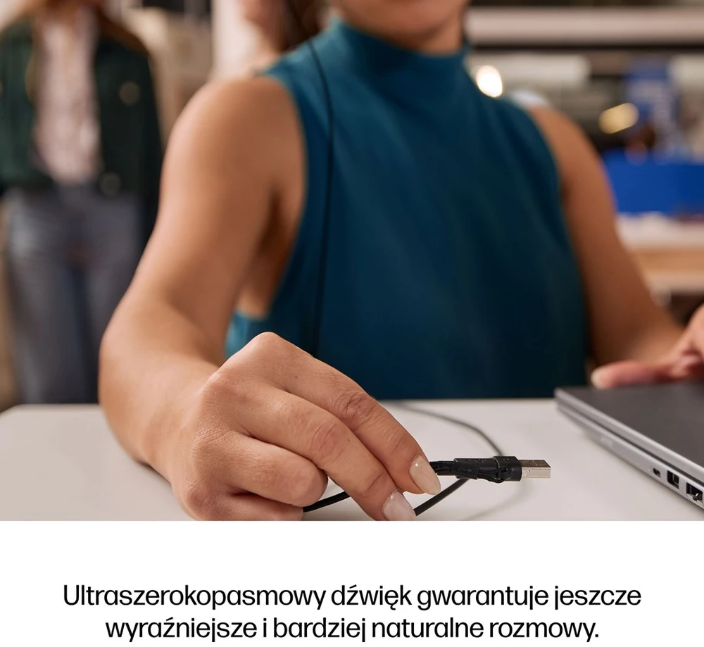 Hewlett Packard (HP) HP Poly Mission 815 Vienpusės USB Ausinės su laidu