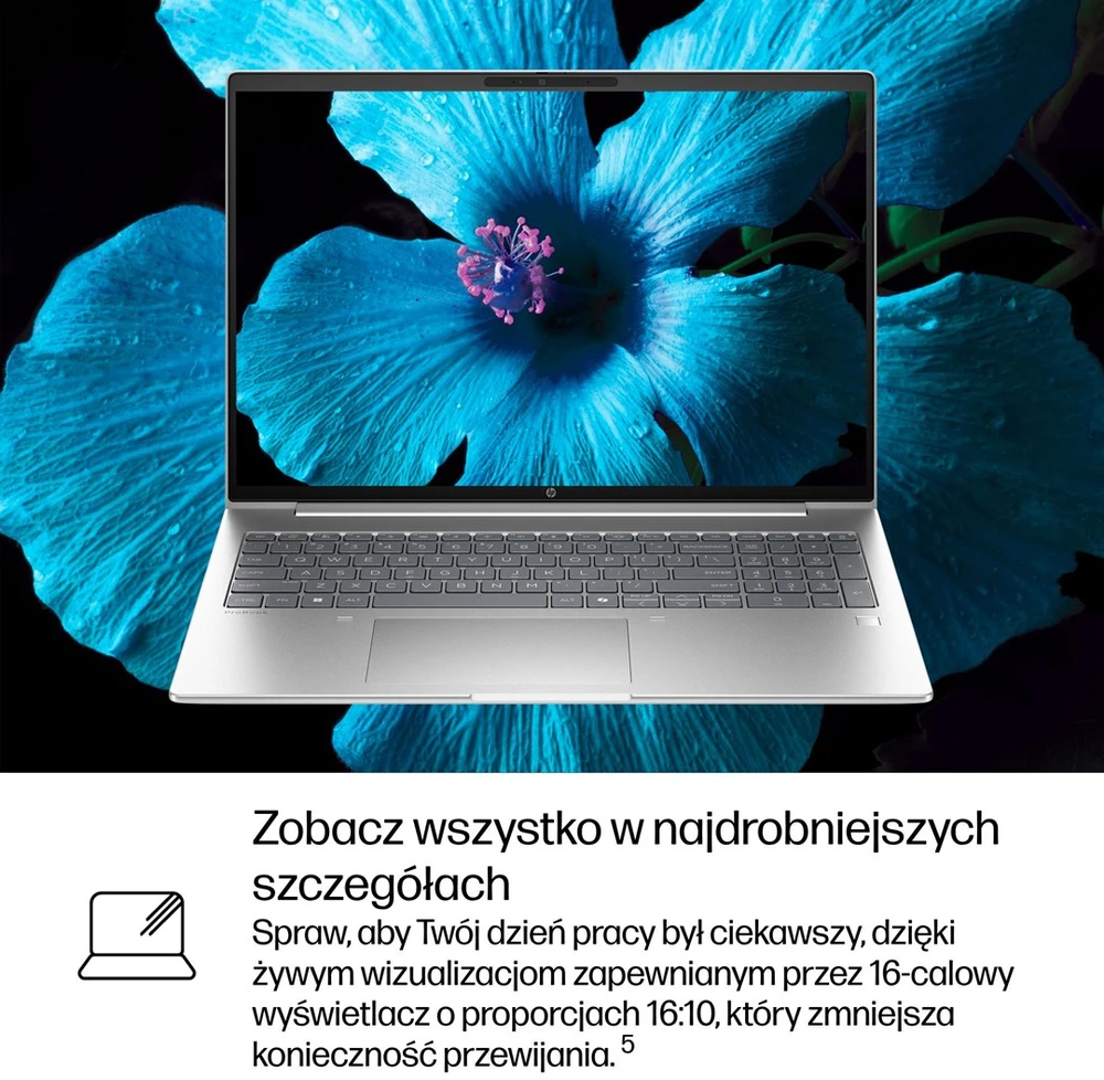 Nešiojamas kompiuteris HP ProBook 4 G1i Ultra 7 255U 16" WUXGA IPS 300nits AG 16GB DDR5 5600 SSD 512 Arc kamera 1080p 56Wh W11Pro