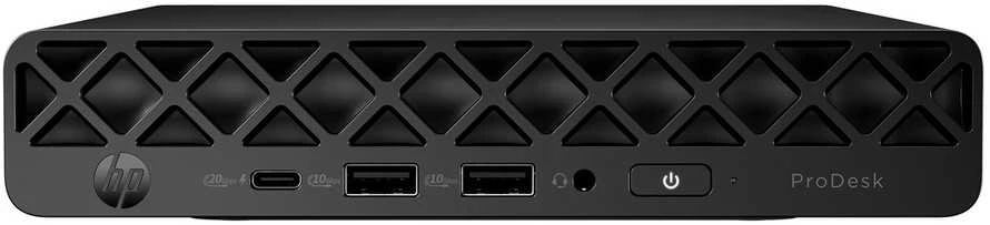 Hewlett Packard (HP) HP ProDesk 4 G1i AI PC Intel Core Ultra 7 265T 16 GB DDR5-SDRAM 1 TB SSD Windows 11 Pro Mini PC Juodas