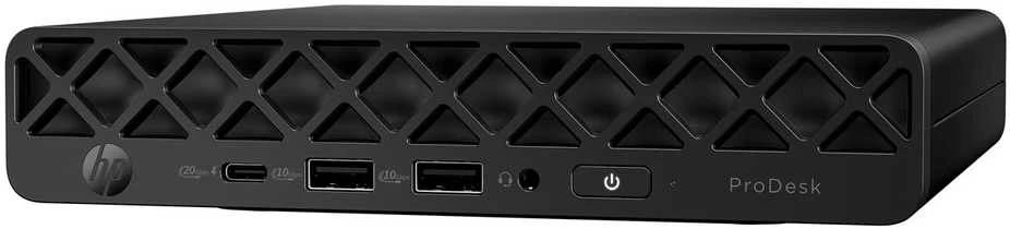 Hewlett Packard (HP) HP ProDesk 4 G1i AI PC Intel Core Ultra 7 265T 16 GB DDR5-SDRAM 1 TB SSD Windows 11 Pro Mini PC Juodas