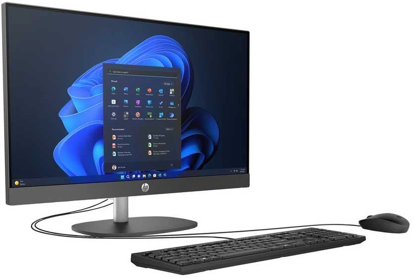 Stacionarus kompiuteris Hewlett Packard (HP) HP ProOne 245 G10 AIO Ryzen 5 7520U 23.8" FHD IPS 250nits AG 16GB LPDDR5-6400 SSD 512 Radeon 610M W11Pro 3Y