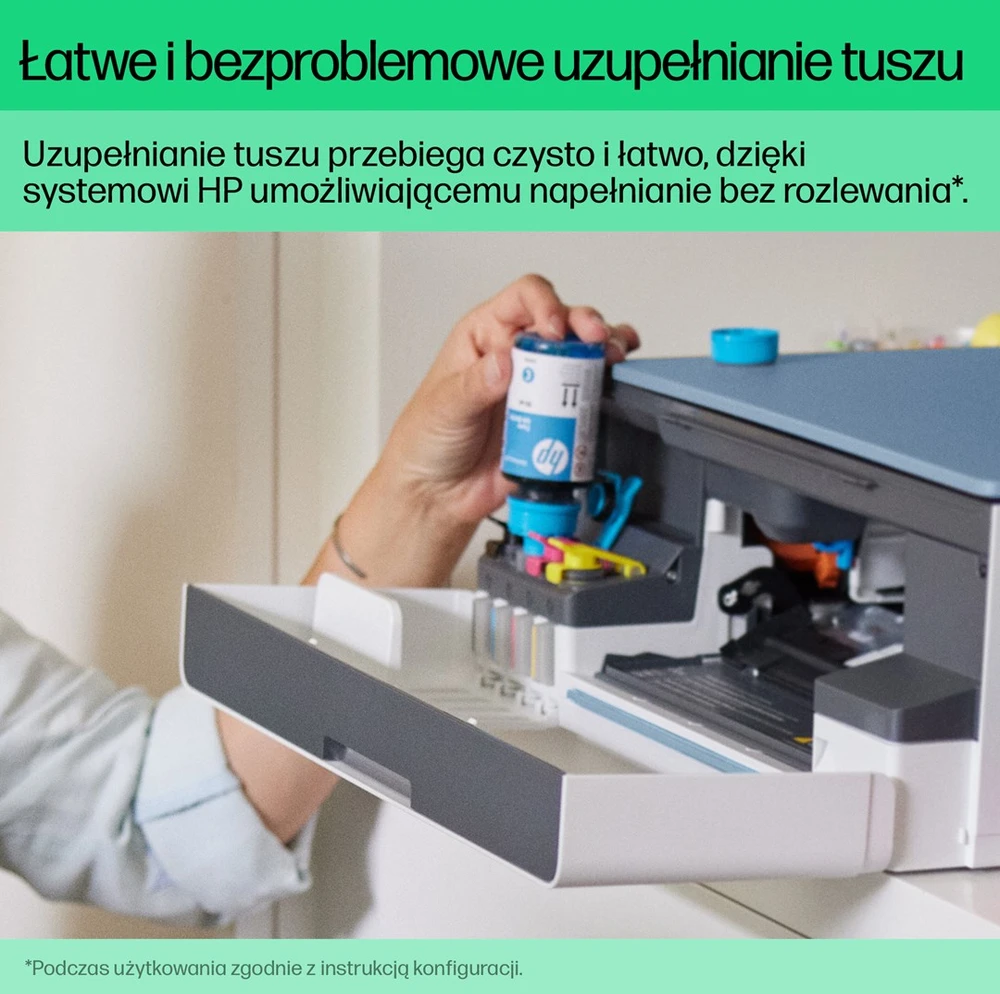 Hewlett Packard (HP) Spausdintuvas - HP Smart Tank 585, Terminis Rašalinis, A4, 4800 x 1200 DPI, 12 ppm, „Wi-Fi“