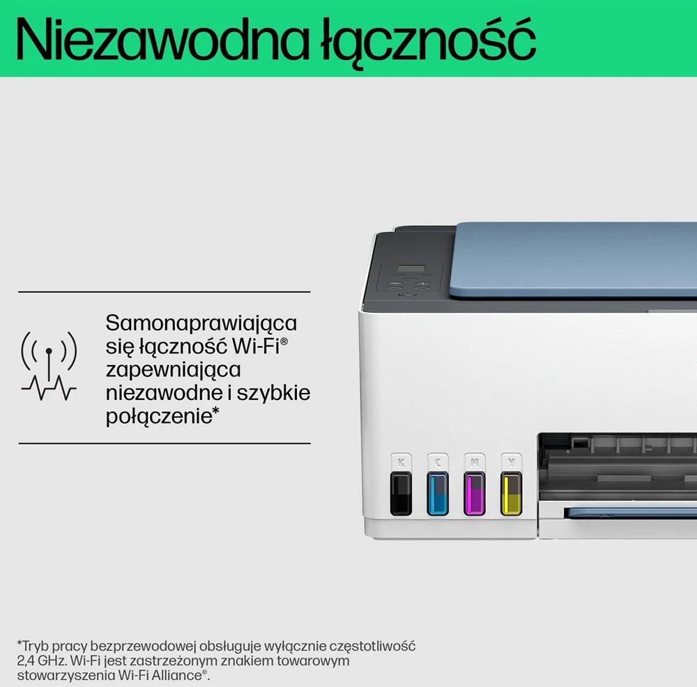 Hewlett Packard (HP) Spausdintuvas - HP Smart Tank 585, Terminis Rašalinis, A4, 4800 x 1200 DPI, 12 ppm, „Wi-Fi“